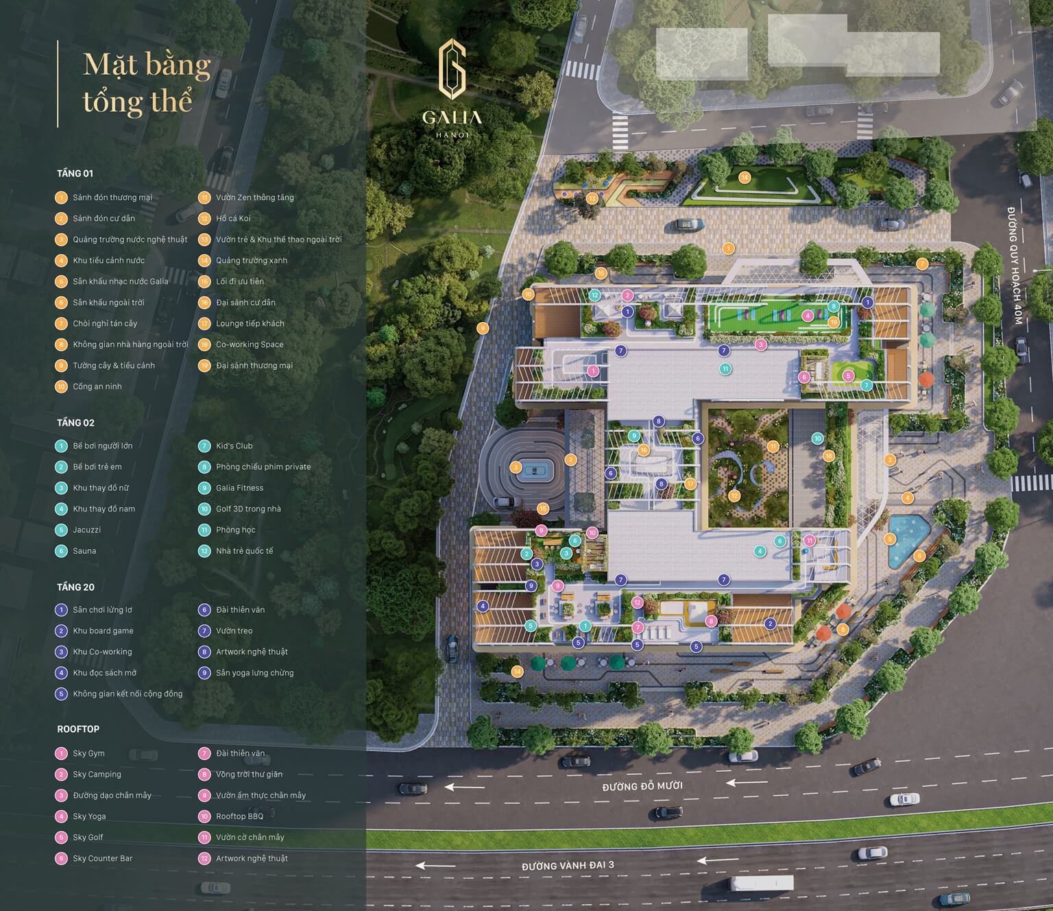 tiện ích galia hà nội